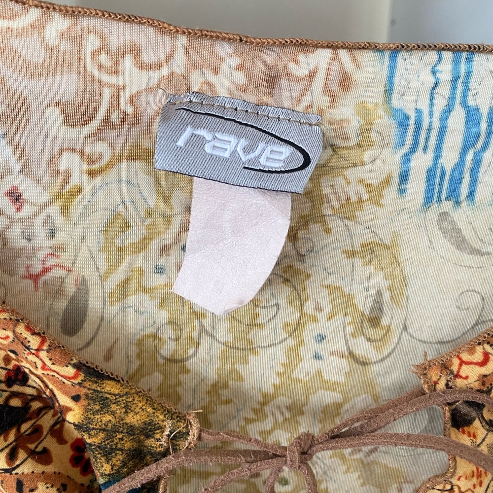 Y2K Rave Paisley Print Tank - Picture 2 of 4